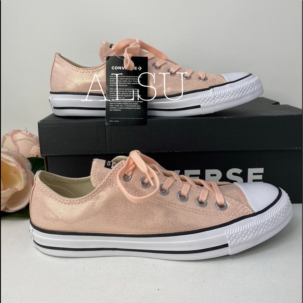 Converse Ctas Low Top Canvas Washed Coral W - Picture 3 of 8